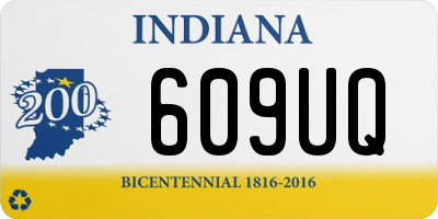 IN license plate 609UQ