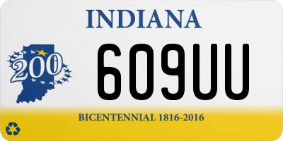 IN license plate 609UU