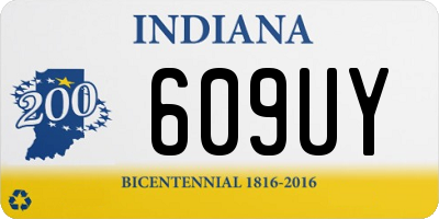 IN license plate 609UY