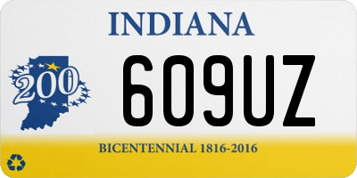 IN license plate 609UZ