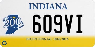 IN license plate 609VI