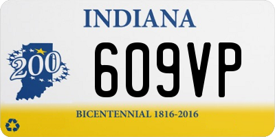 IN license plate 609VP