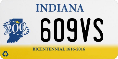 IN license plate 609VS