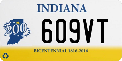 IN license plate 609VT