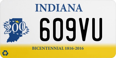 IN license plate 609VU