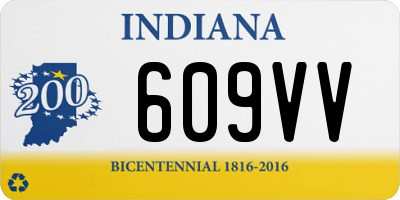 IN license plate 609VV