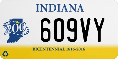 IN license plate 609VY