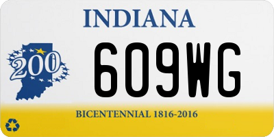 IN license plate 609WG