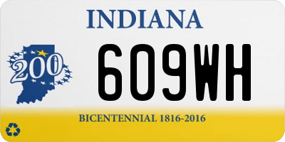 IN license plate 609WH