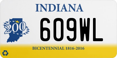 IN license plate 609WL