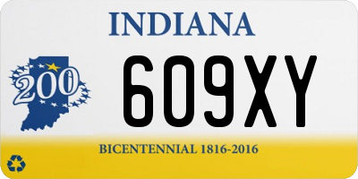 IN license plate 609XY