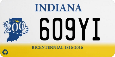 IN license plate 609YI