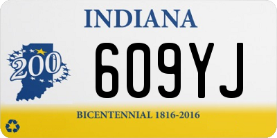 IN license plate 609YJ