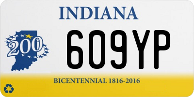 IN license plate 609YP