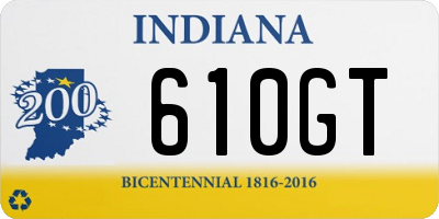 IN license plate 610GT