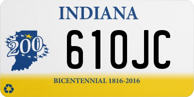 IN license plate 610JC