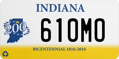 IN license plate 610MO