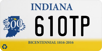 IN license plate 610TP