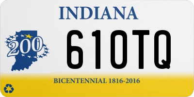 IN license plate 610TQ