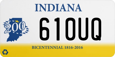 IN license plate 610UQ