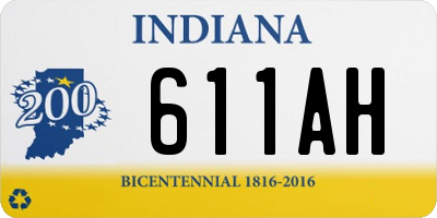 IN license plate 611AH