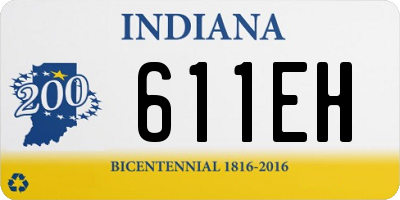 IN license plate 611EH