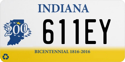 IN license plate 611EY