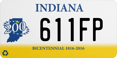 IN license plate 611FP