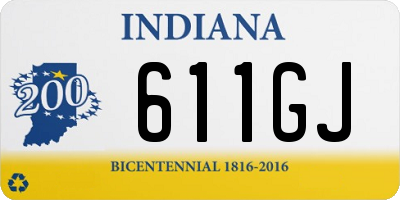 IN license plate 611GJ