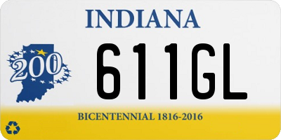 IN license plate 611GL