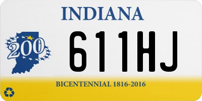 IN license plate 611HJ