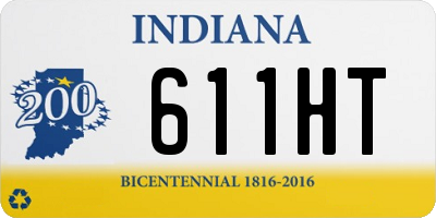 IN license plate 611HT