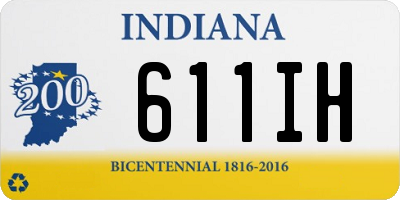 IN license plate 611IH