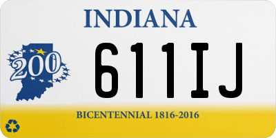 IN license plate 611IJ