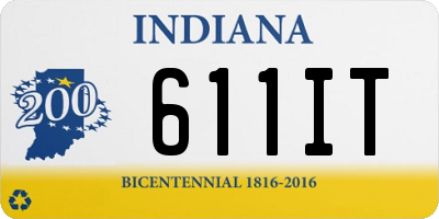 IN license plate 611IT