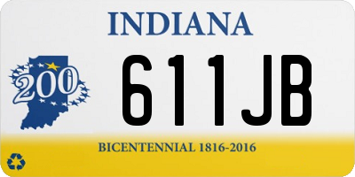IN license plate 611JB