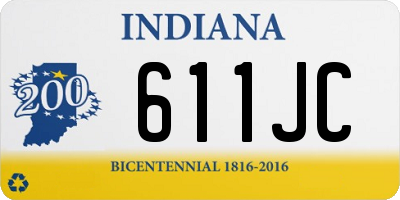 IN license plate 611JC