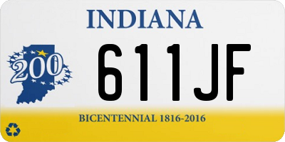 IN license plate 611JF