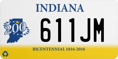 IN license plate 611JM