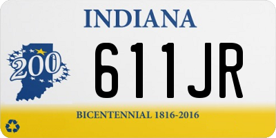 IN license plate 611JR