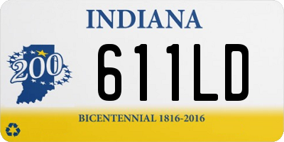 IN license plate 611LD