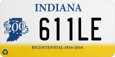 IN license plate 611LE