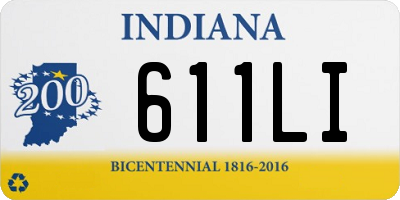 IN license plate 611LI