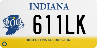 IN license plate 611LK