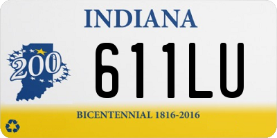 IN license plate 611LU