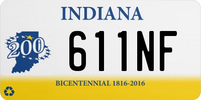 IN license plate 611NF