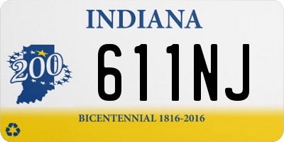 IN license plate 611NJ