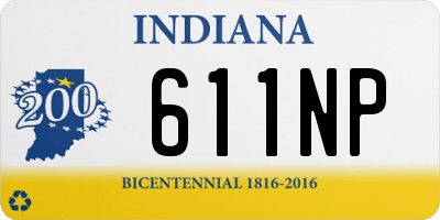 IN license plate 611NP