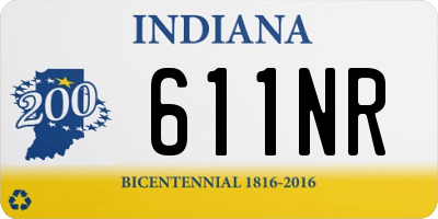 IN license plate 611NR