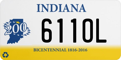 IN license plate 611OL